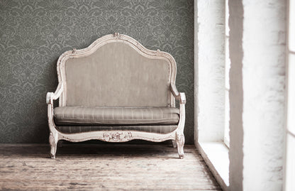 A.S. Création Barocktapete Grau Vliestapete 305453 Wandtapete Glitzer Tapete