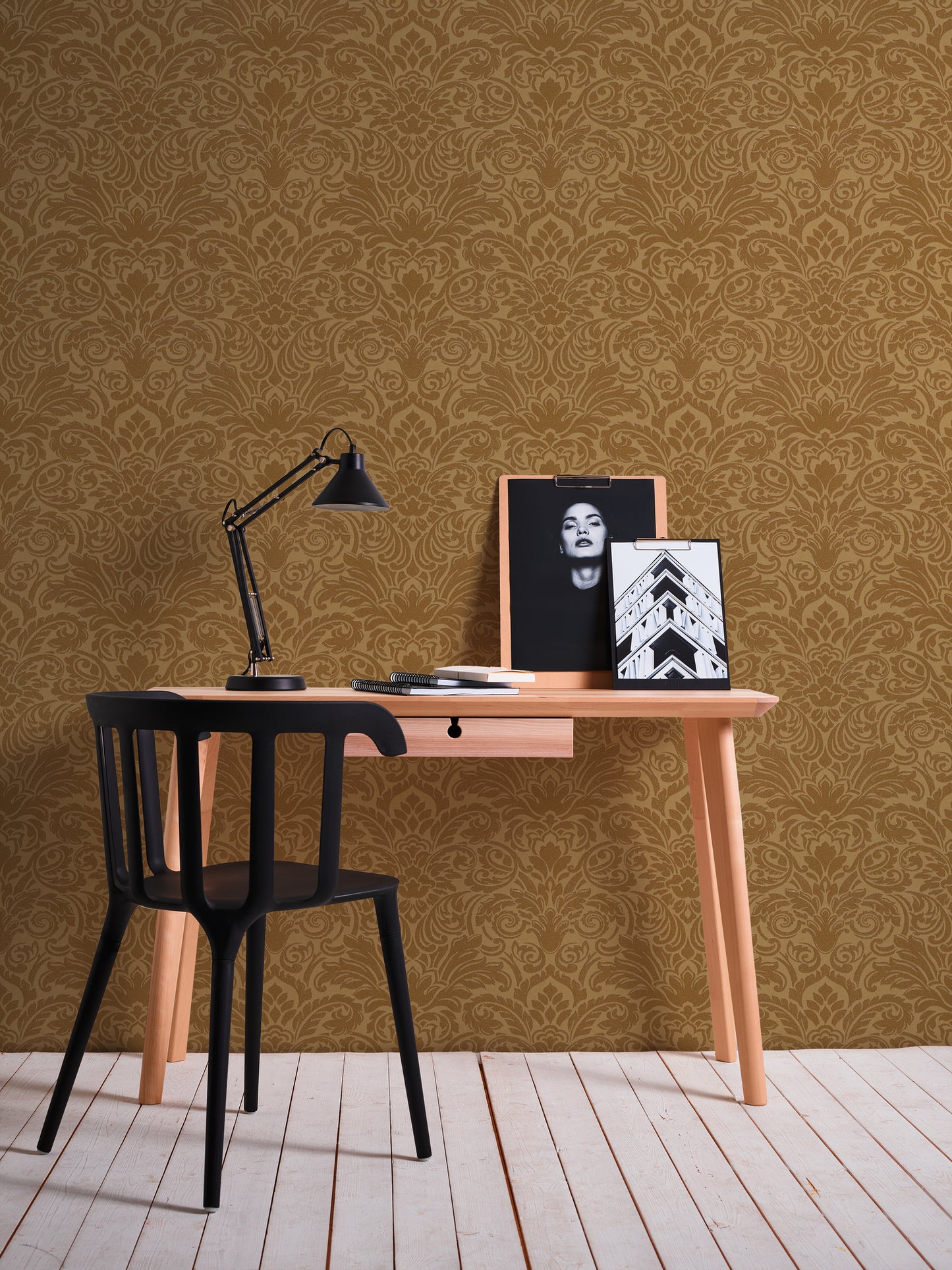 A.S. Création Barocktapete Bronze Vliestapete 305454 Wandtapete Glitzer Tapete