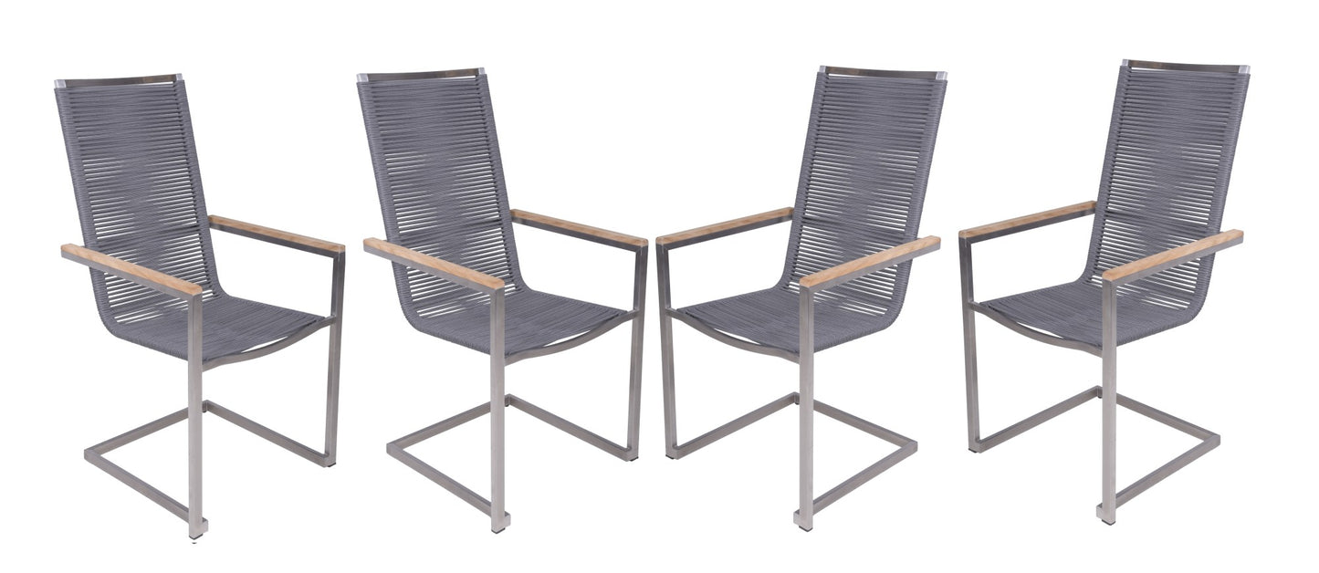 4er Set Freischwinger Pavia Hochlehner Küchenstuhl Wohnzimmer Esszimmer Stuhl