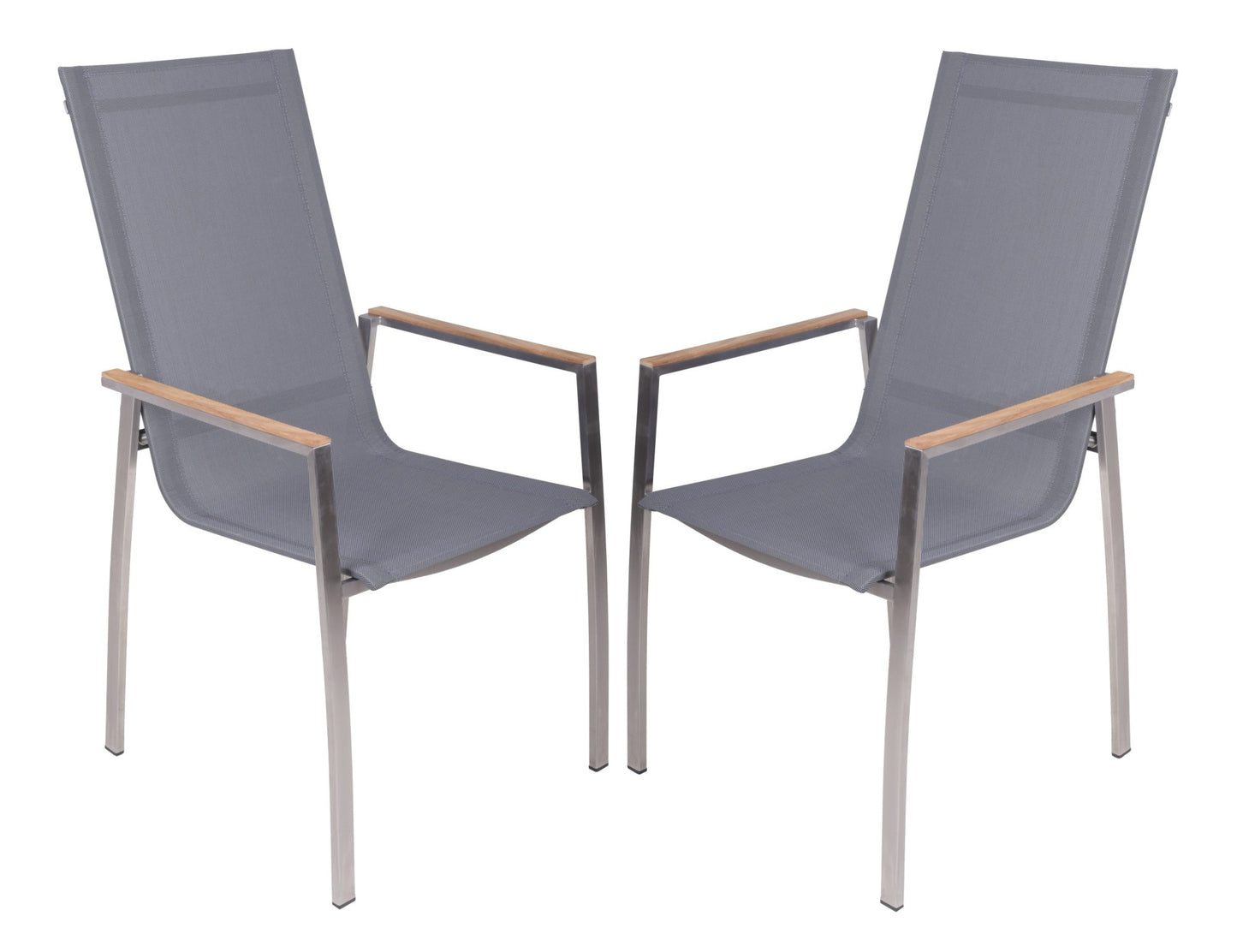 2er Set Stapelstuhl Pavia Gartenstuhl Essstuhl Garten Terrasse Möbel Stuhl