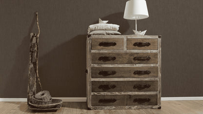 A.S. Création Unitapete Uni Braun 305634 Tapete Longlife Colours Wandtapete