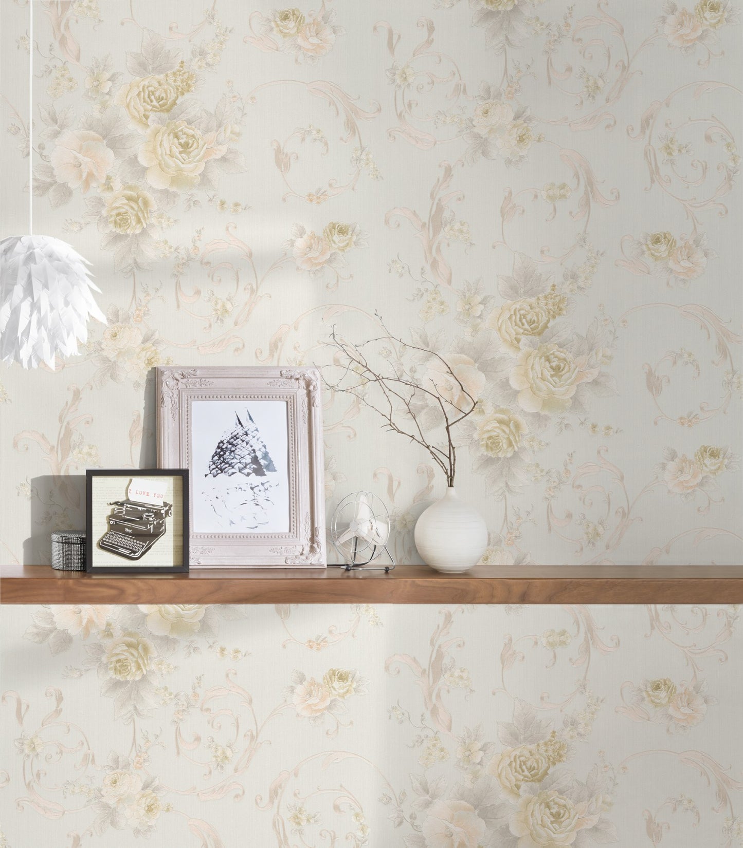 Blumentapete Creme Vliestapete 306471 Wandtapete A.S. Création Tapete