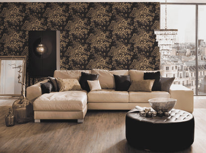 A.S. Création Blumentapete Gold 306577 Tapete Metallic Silk Wandtapete Design