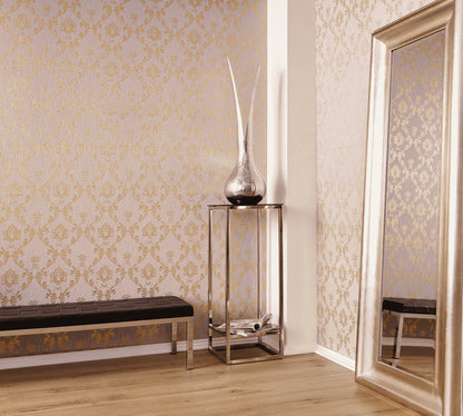A.S. Création Barocktapete Gold 306585 Tapete Metallic Silk Wandtapete Design
