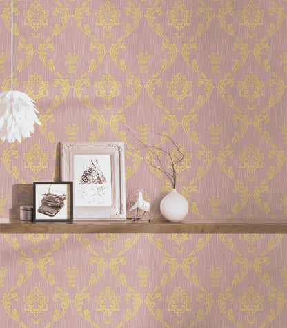 A.S. Création Barocktapete Gold 306585 Tapete Metallic Silk Wandtapete Design