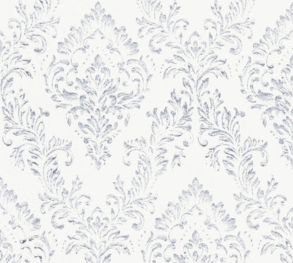 A.S. Création Barocktapete Silber 306591 Tapete Metallic Silk Wandtapete Design