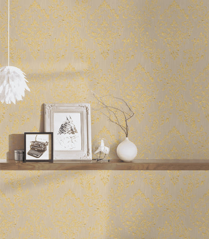 A.S. Création Barocktapete Gold 306592 Tapete Metallic Silk Wandtapete Design