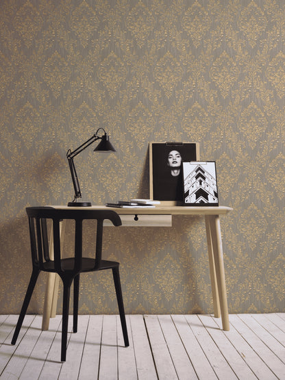 A.S. Création Barocktapete Gold 306593 Tapete Metallic Silk Wandtapete Design