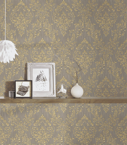 A.S. Création Barocktapete Gold 306593 Tapete Metallic Silk Wandtapete Design