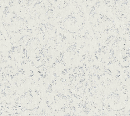 A.S. Création Barocktapete Grau 306601 Tapete Metallic Silk Wandtapete Design