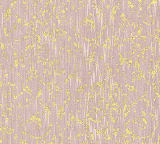 A.S. Création Barocktapete Rosa 306604 Tapete Metallic Silk Wandtapete Design