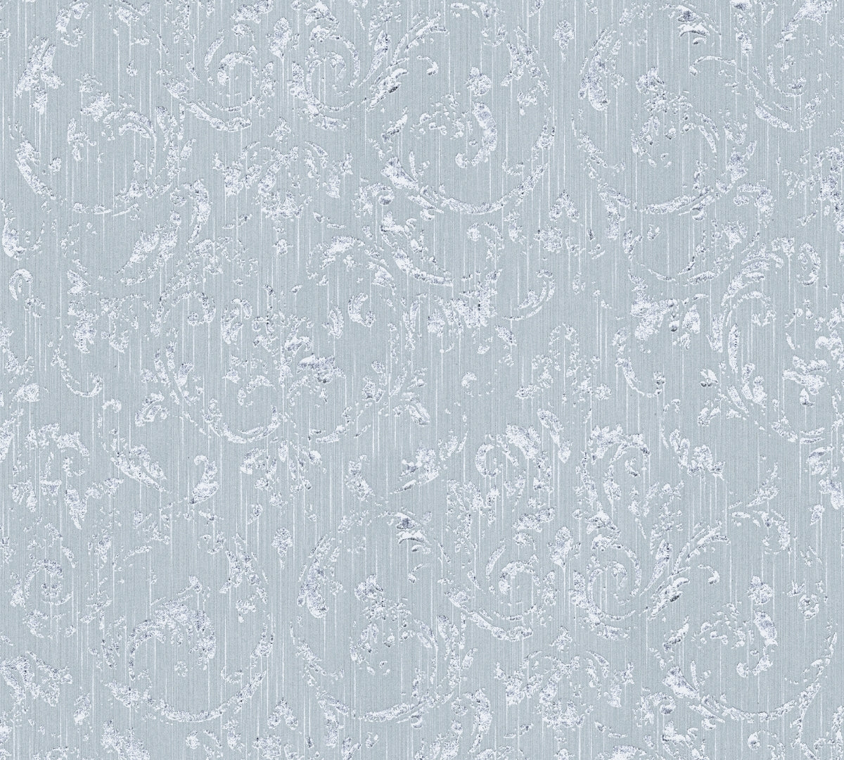 A.S. Création Barocktapete Blau 306605 Tapete Metallic Silk Wandtapete Design