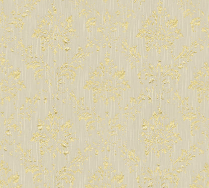 A.S. Création Barocktapete Beige 306624 Tapete Metallic Silk Wandtapete Design