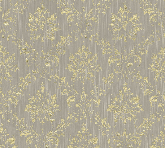A.S. Création Barocktapete Beige 306625 Tapete Metallic Silk Wandtapete Design