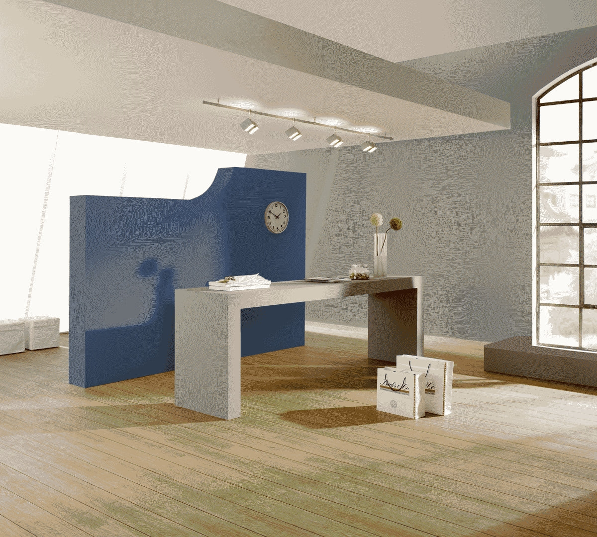 A.S. Création Unitapete Uni Blau 307292 Tapete Longlife Colours Wandtapete