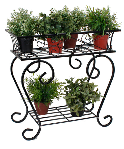 Pflanzständer Metall Blumenständer Blumenregal Outdoor Indoor Dekoration