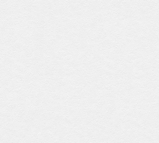 A.S. Création Unitapete Uni weiss 316011 Wandtapete Vlies Vlies Rolle Tapete