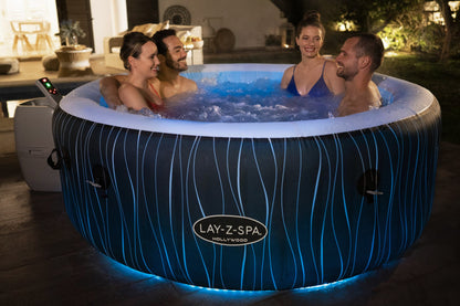 Bestway® LAY-Z-SPA® LED-Whirlpool Hollywood AirJet Ø 196 x 66 cm, rund - 60059
