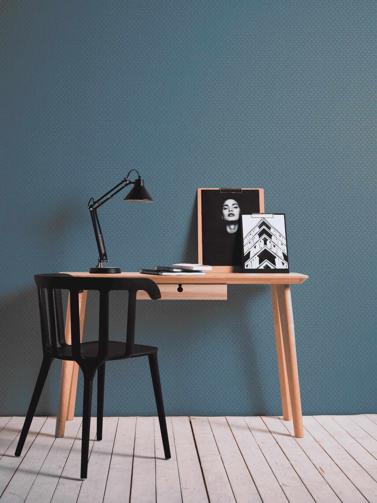 A.S. Création Unitapete Uni Blau 319084 Tapete Luxury wallpaper Wandtapete