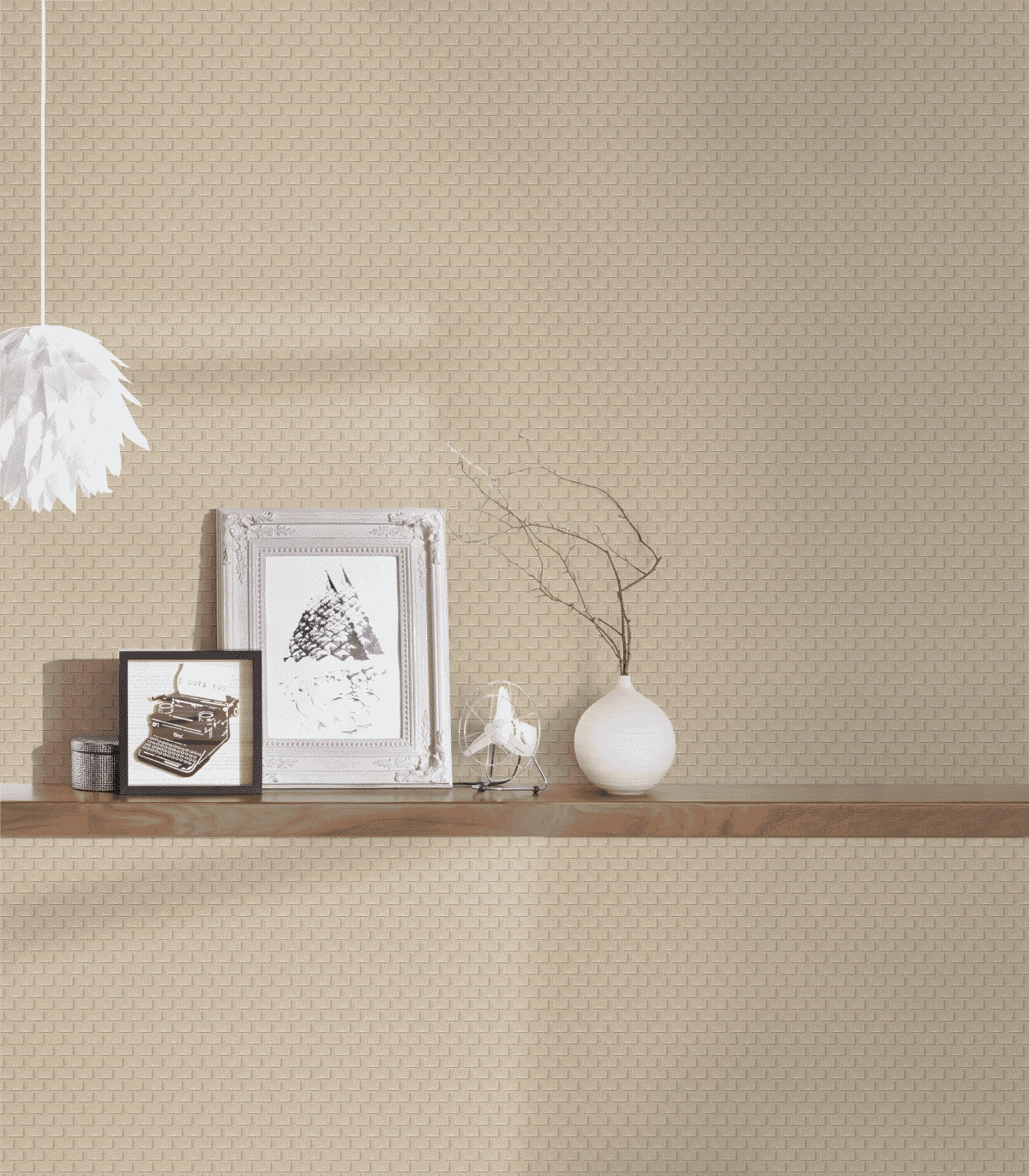 A.S. Création Unitapete Uni Beige 319085 Tapete Luxury wallpaper Wandtapete