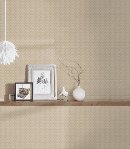 A.S. Création Unitapete Uni Beige 319085 Tapete Luxury wallpaper Wandtapete
