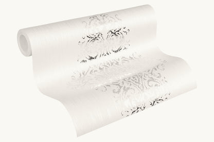 A.S. Création Barocktapete Weiß 319451 Tapete Luxury wallpaper Wandtapete Design