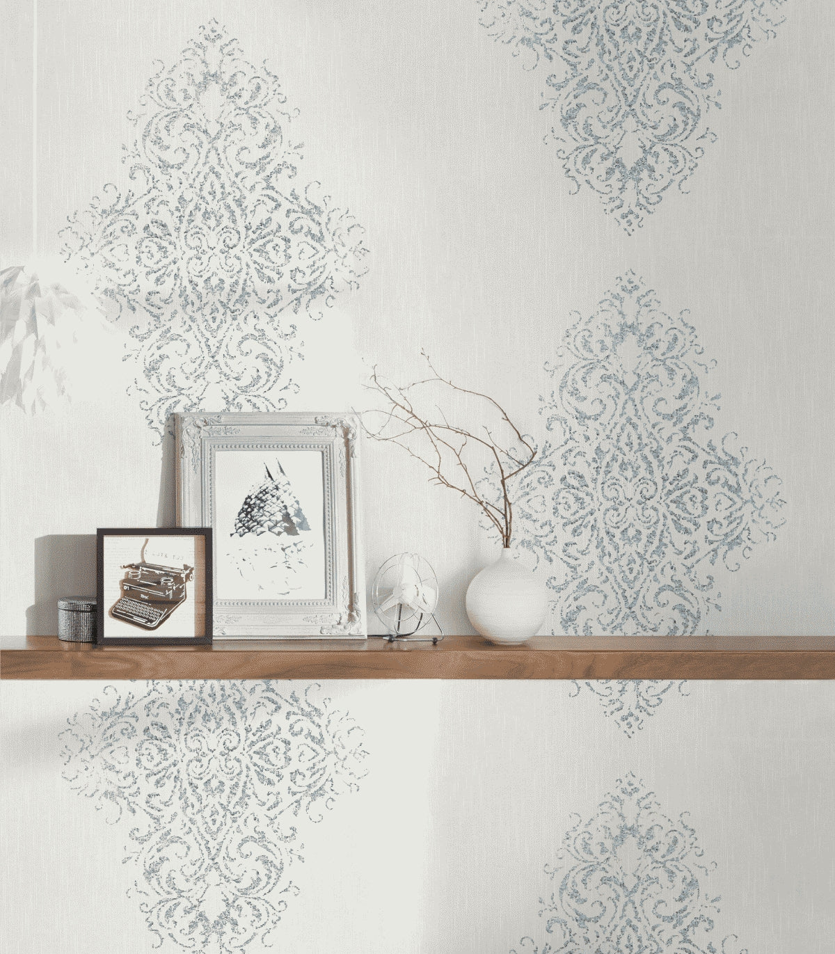 A.S. Création Barocktapete Weiß 319451 Tapete Luxury wallpaper Wandtapete Design