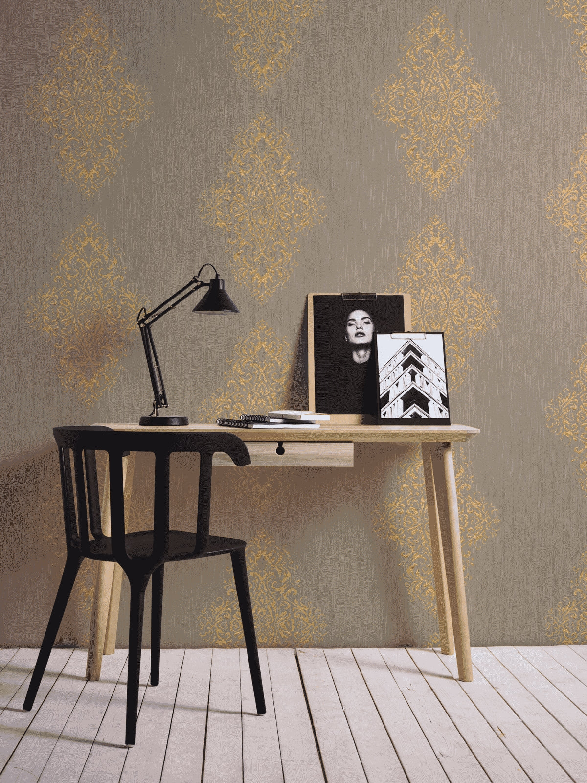 A.S. Création Barocktapete Beige 319453 Tapete Luxury wallpaper Wandtapete