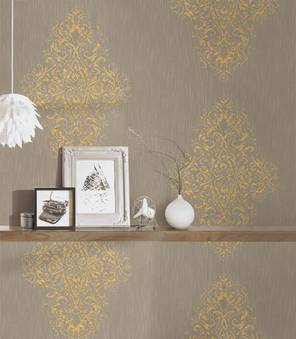 A.S. Création Barocktapete Beige 319453 Tapete Luxury wallpaper Wandtapete