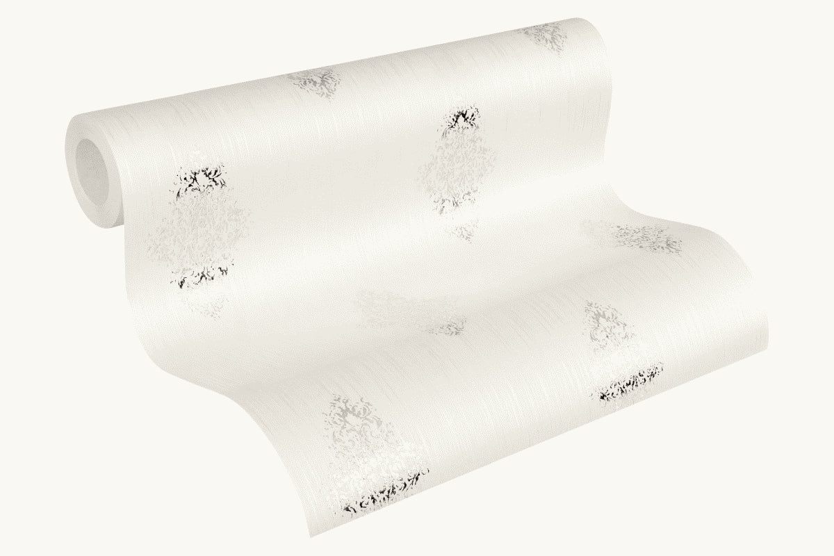 A.S. Création Barocktapete Weiß 319461 Tapete Luxury wallpaper Wandtapete Design