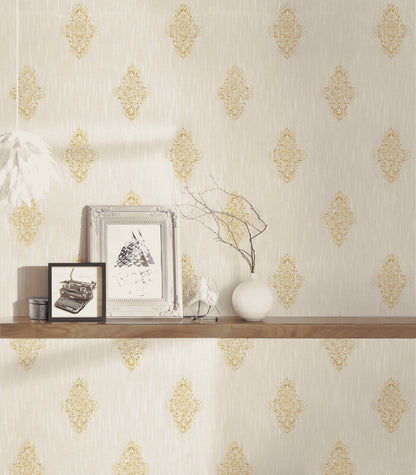 A.S. Création Barocktapete Creme 319462 Tapete Luxury wallpaper Wandtapete