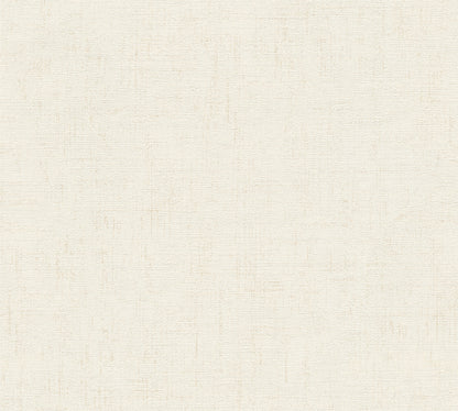 A.S. Création Uni Vinyl Tapete Greenery Creme Wandtapete Unitapete
