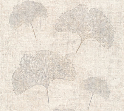 A.S. Création Blumen Tapete Beige 322653 Wandtapete Vliestapete Natur Floral