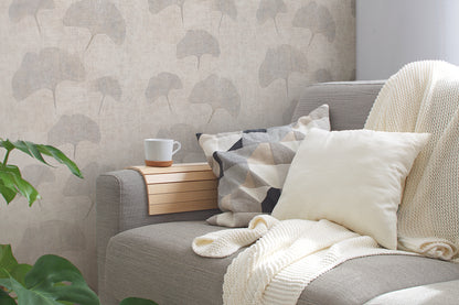 A.S. Création Blumen Tapete Beige 322653 Wandtapete Vliestapete Natur Floral