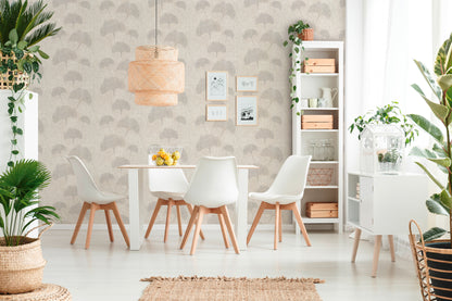 A.S. Création Blumen Tapete Beige 322653 Wandtapete Vliestapete Natur Floral