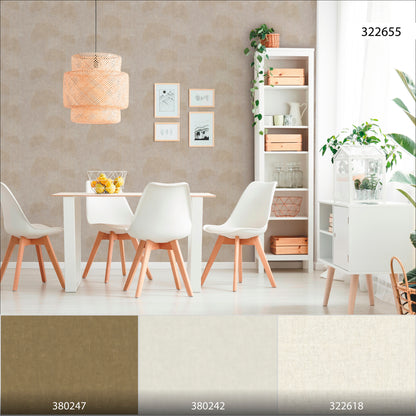 A.S. Création Blumentapete Beige 322655 Wandtapete Vliestapete Floral Vinyl