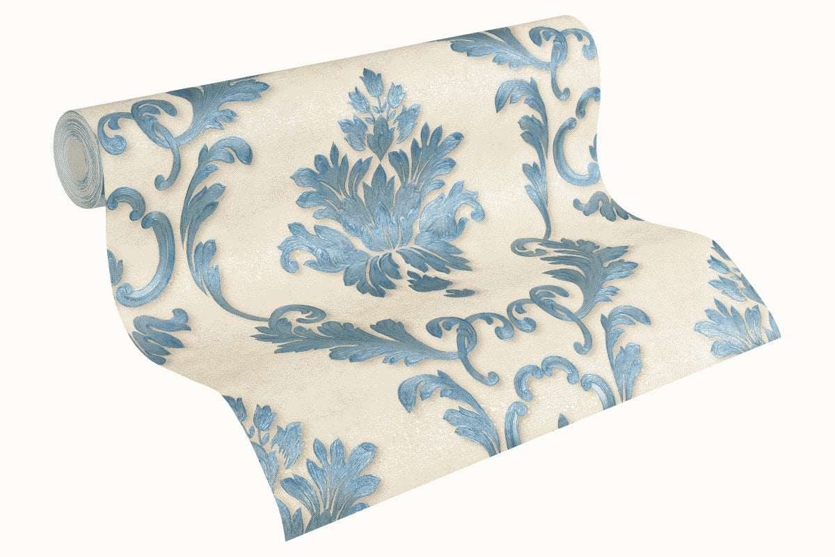 A.S. Création Barocktapete Blau 324222 Tapete Luxury wallpaper Wandtapete Design