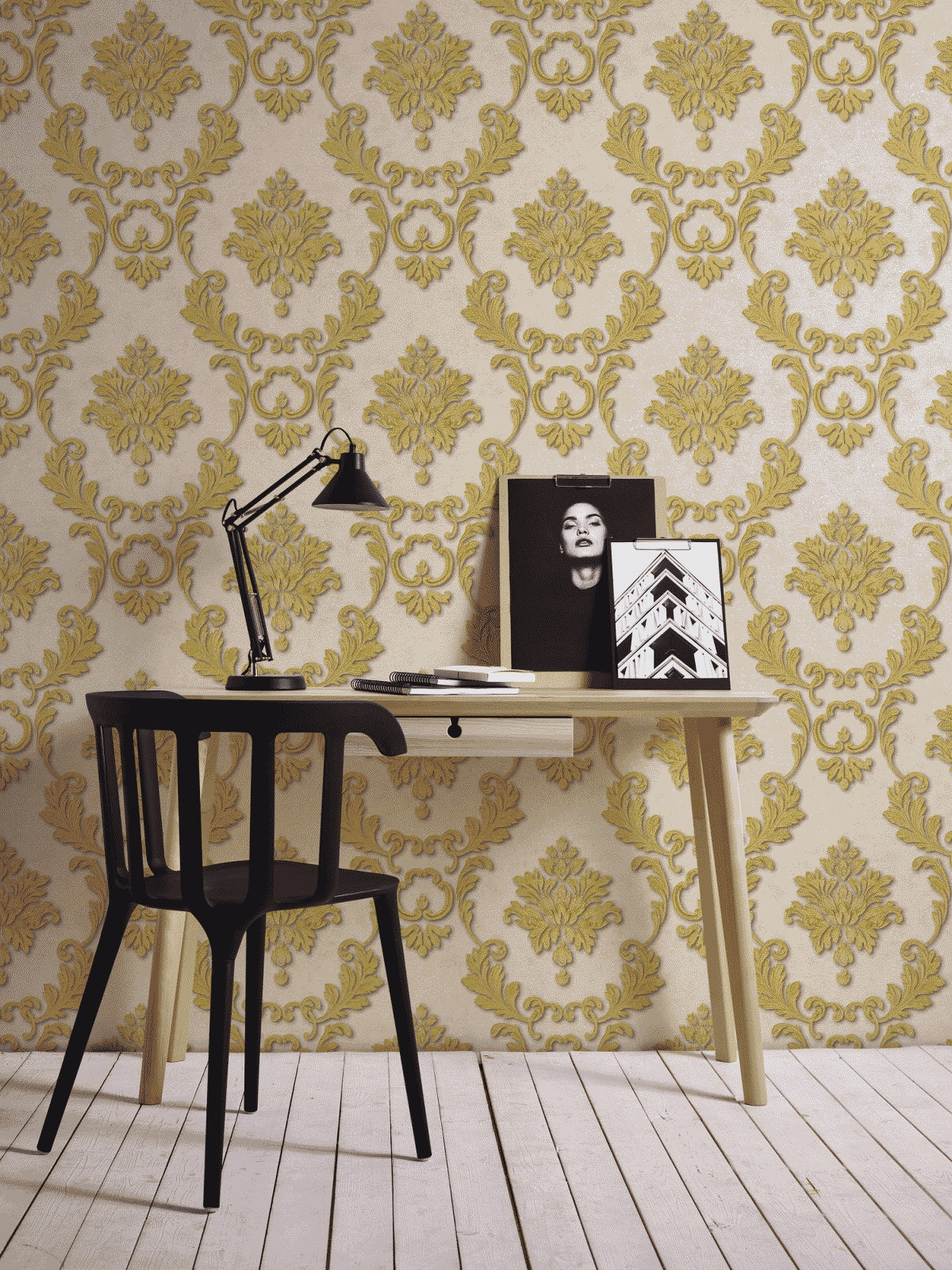 A.S. Création Barocktapete Creme 324223 Tapete Luxury wallpaper Wandtapete