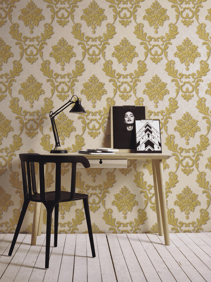 A.S. Création Barocktapete Creme 324223 Tapete Luxury wallpaper Wandtapete