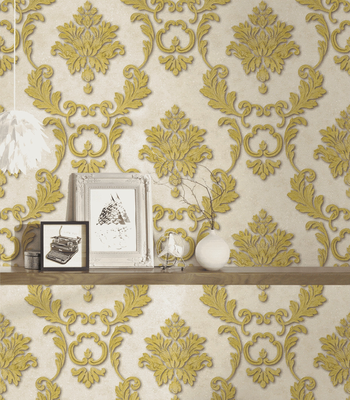 A.S. Création Barocktapete Creme 324223 Tapete Luxury wallpaper Wandtapete