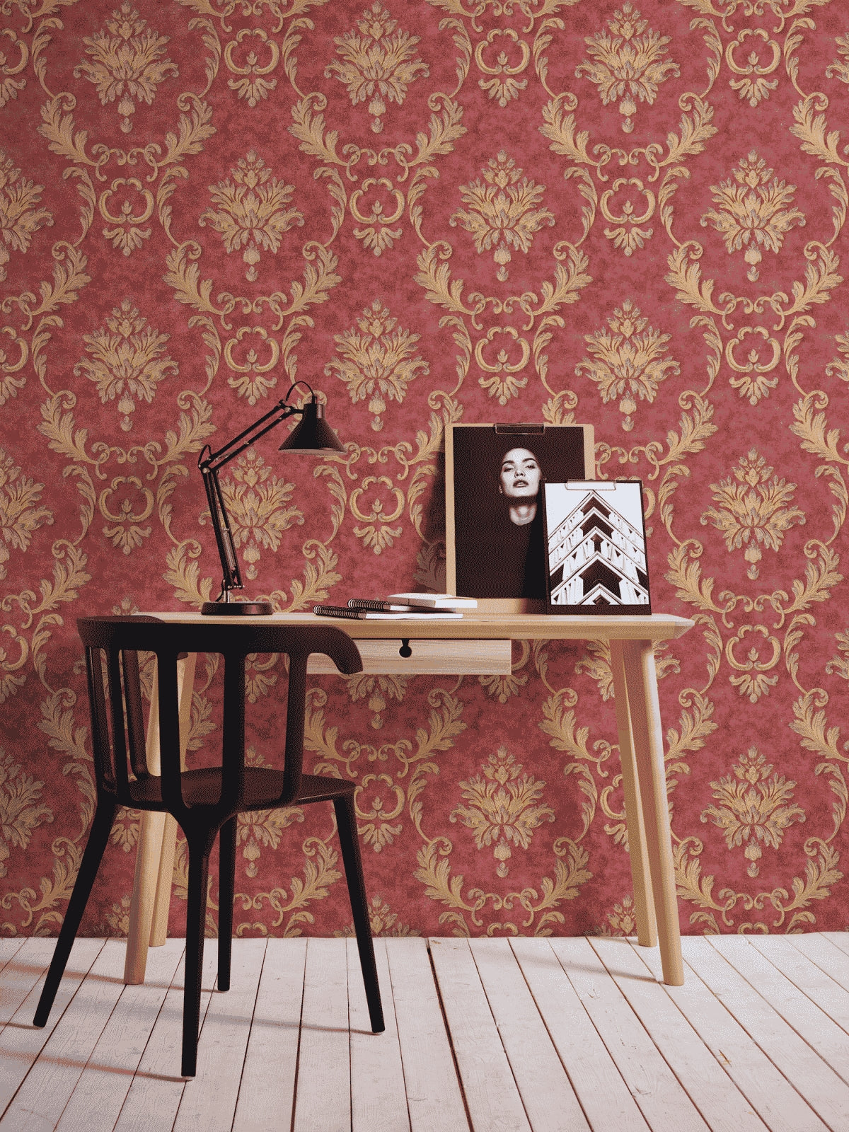 A.S. Création Barocktapete Rot 324226 Tapete Luxury wallpaper Wandtapete Design