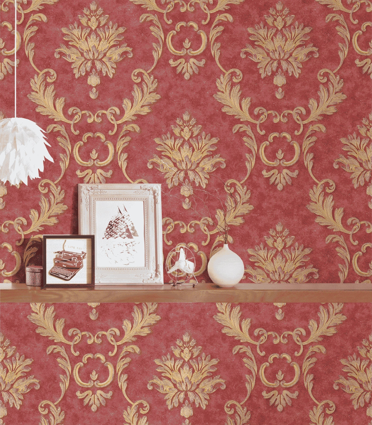 A.S. Création Barocktapete Rot 324226 Tapete Luxury wallpaper Wandtapete Design
