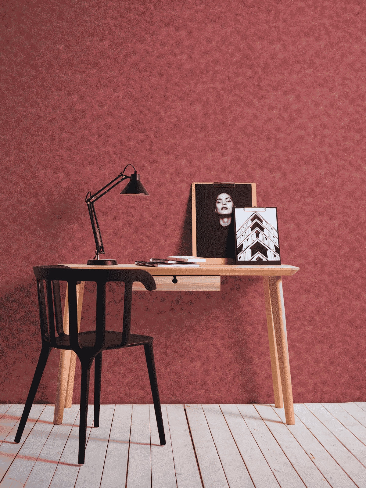 A.S. Création Unitapete Uni Rot 324235 Tapete Luxury wallpaper Wandtapete Design
