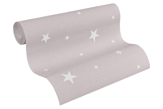 A.S. Création Kinderzimmertapete Braun Papier 324402 Wandtapete mit Sternen