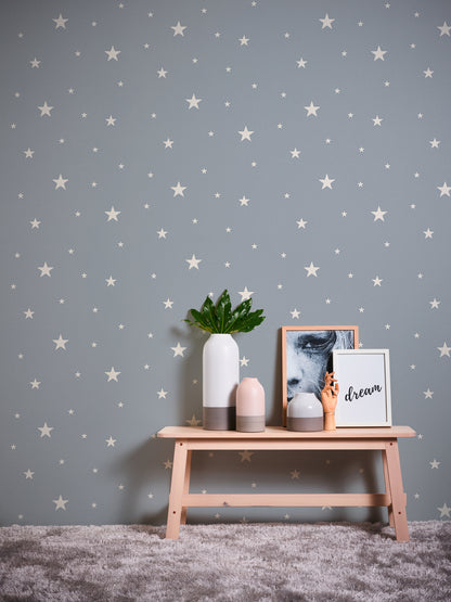 A.S. Création Sterntapete Grau Vliestapete 324403 Wandtapete