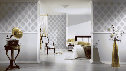 A.S. Création Barocktapete Barock Grau 324802 Tapete Alpha Wandtapete Design