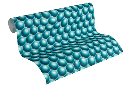Punktetapete / Kreistapete geometrisch Blau 327204 Vlies Wandtapete Mac Stopa Tapete