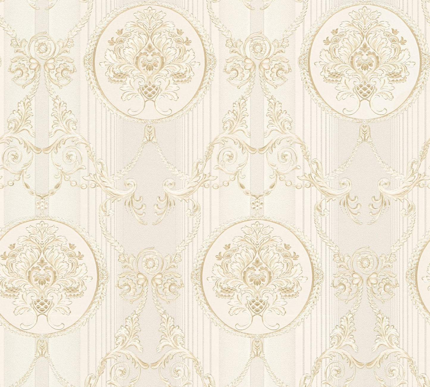 Barocktapete Creme Vliestapete 330832 Wandtapete A.S. Création Tapete