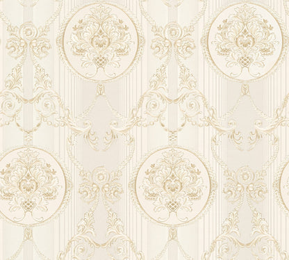 Barocktapete Creme Vliestapete 330832 Wandtapete A.S. Création Tapete