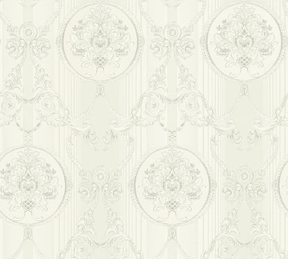 Barocktapete Grau Vliestapete 330833 Wandtapete A.S. Création Tapete